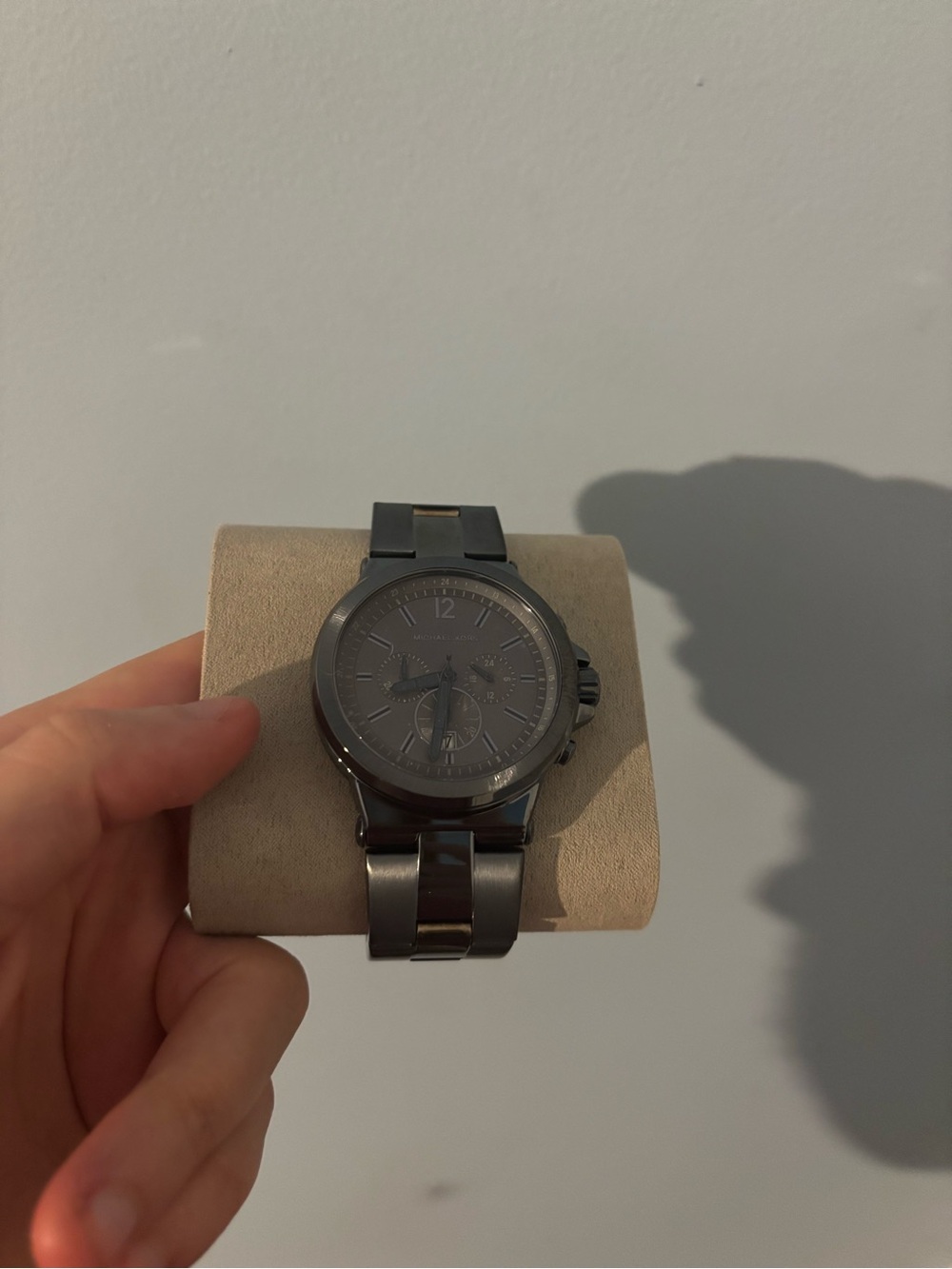 Michael Kors Gray/blue Men's Sport  Watch - does need battery - Picture 2 of 8